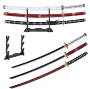 Roronoa Zoro: Set drvenih mačeva: Kitetsu,Shisui,Wado - kick-ass.eu