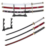 Roronoa Zoro: Set drvenih mačeva: Kitetsu,Shisui,Wado - kick-ass.eu