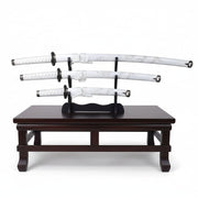 Dekorativni set samurajskih mačeva White Dragon