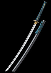 Shikoto Čekićem-kovana Longquan Master Teal Katana - kick-ass.eu