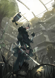 Katana – 2B, Nier: Automata Virtuous Contract - kick-ass.eu