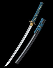 Shikoto Čekićem-kovani Longquan Master Teal Wakizashi - kick-ass.eu