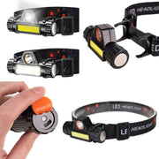 Naglavna svjetiljka LED za glavu - kick-ass.eu