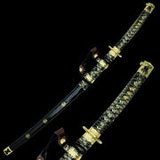 Katana Jintachi Gold dekorativna - kick-ass.eu