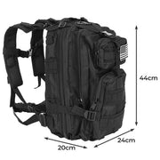 Tactical backpack COMMANDO 26L Black