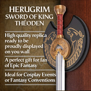 Herugrim - mač Kralja Théodena - Lord of the Rings