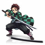 Demon Slayer: Metalna anime katana Tanjira Kamada