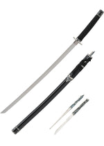 Katana Kozuka Kogai Black 