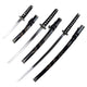 Katana, Wakizashi, and Tanto Set - Black Dragon