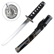 Katana, Wakizashi, and Tanto Set - Black Dragon