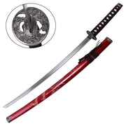 Katana Wakizashi and Tanto Set - Red Dragon