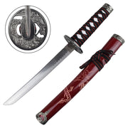 Katana Wakizashi and Tanto Set - Red Dragon