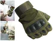Tactical gloves without fingers XL Green