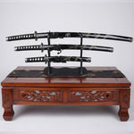 Set Katana Wakizashi i Tanto - Black Dragon
