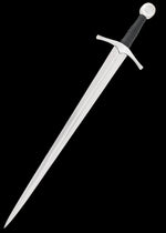 Medieval one-handed steel sword