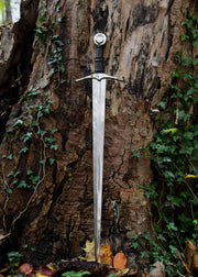 Medieval one-handed steel sword