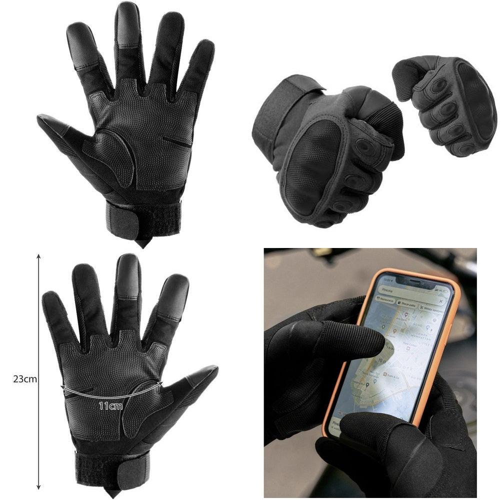 commando industries handschuhe Tactical gloves COMMANDO L Black – kick-ass.eu