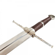 Dvoručni mač Witcher, čelični mač