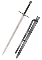 Dvoručni mač Witcher, čelični mač