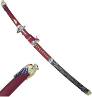 Black Samurai Sword Jintachi dekorativni - kick-ass.eu
